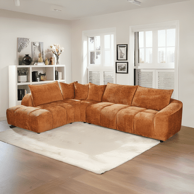 Lusso Sectionale Modular Couch – Premium L-Shape Sofa for Modern Living Rooms